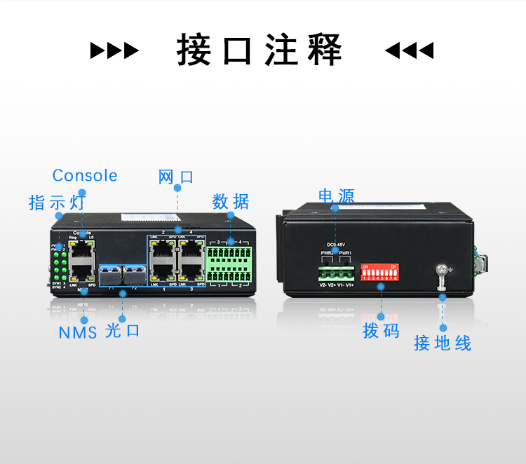 二层和三层工业香蕉视频APP导航的主要参数说明