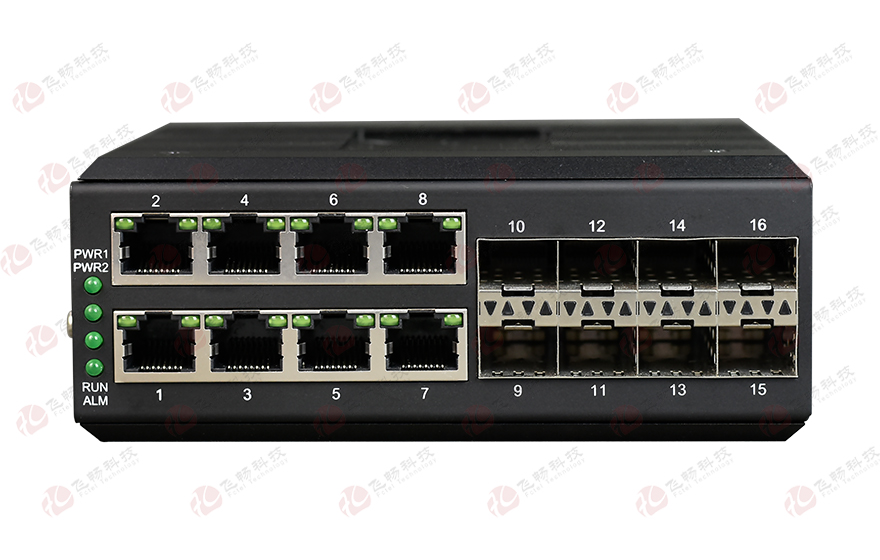 香蕉视频91黄片科技-工业轨式 全国产轻管理型8路千兆电